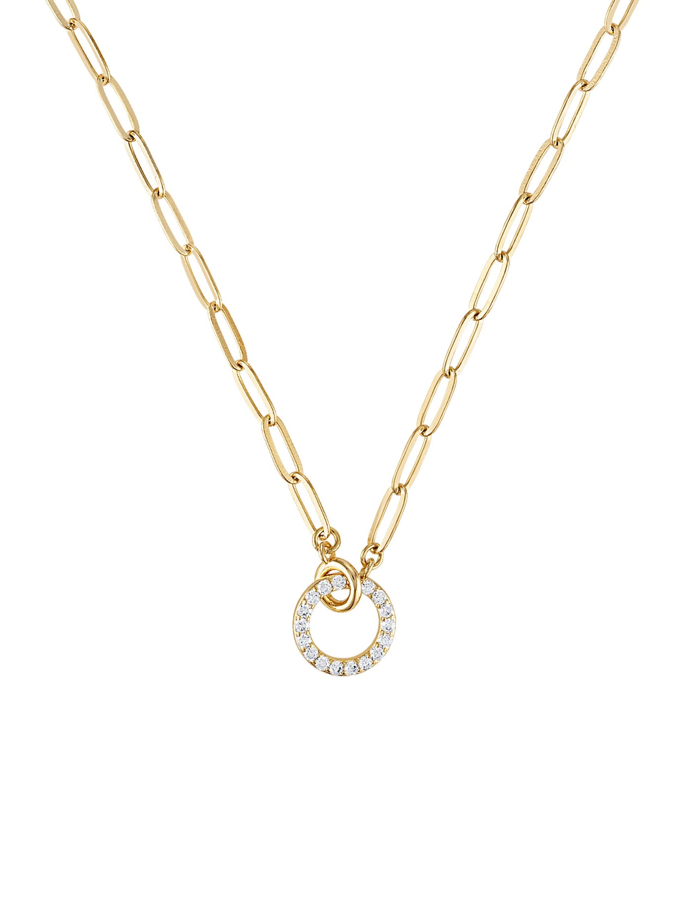 Cyrus Interlocking Circle Necklace