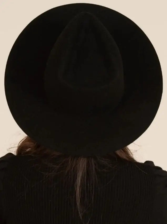 100% Wool Triangle Crown Hat