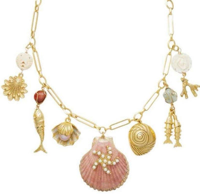 By The Bay-Shell- Statement Necklace