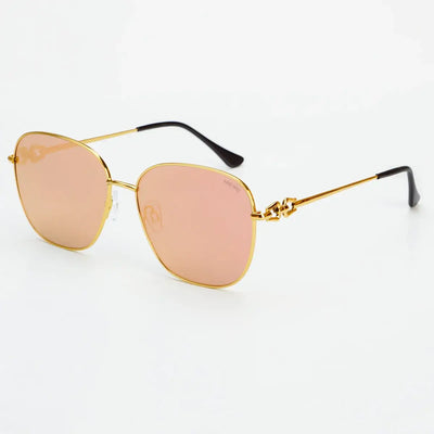 Lea Pink Mirror Sunglasses