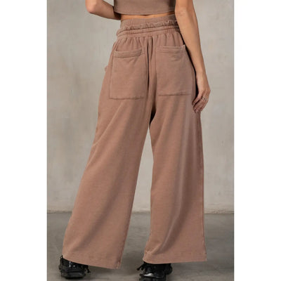 Double Layer Paper Bag Waistband Sweats