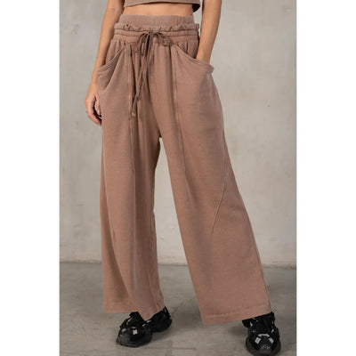 Double Layer Paper Bag Waistband Sweats