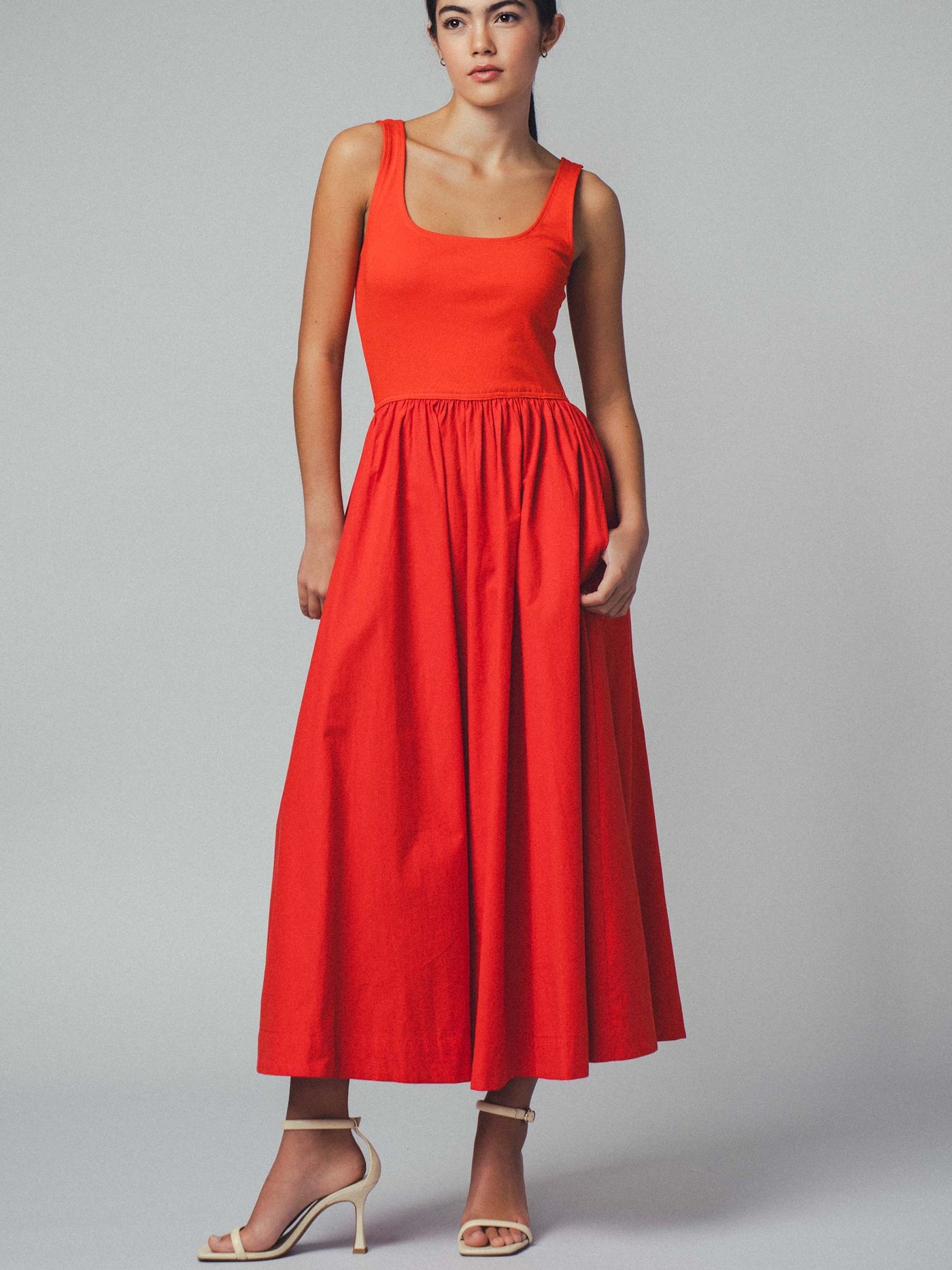 One Way Tank Midi Dress
