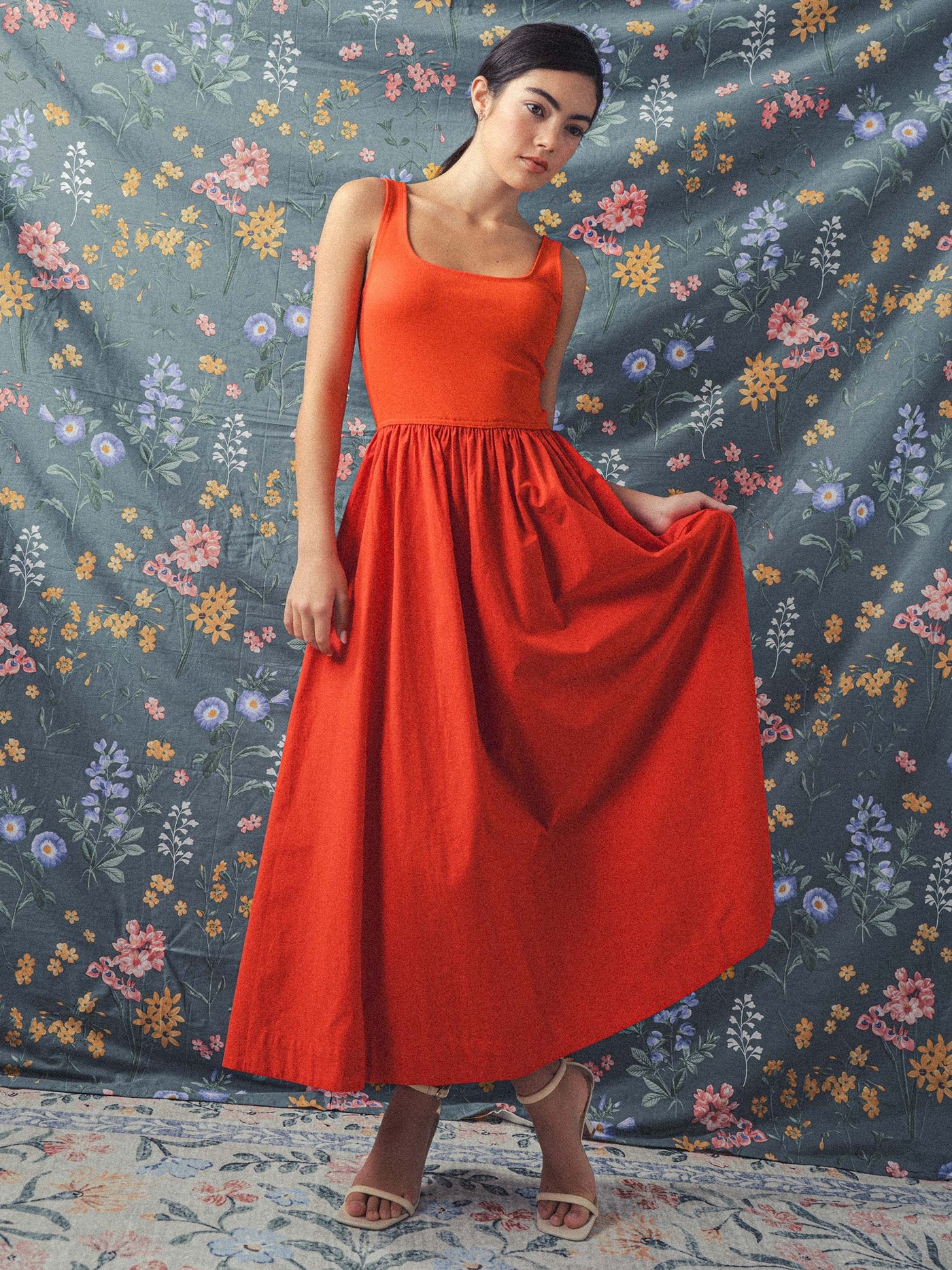 One Way Tank Midi Dress