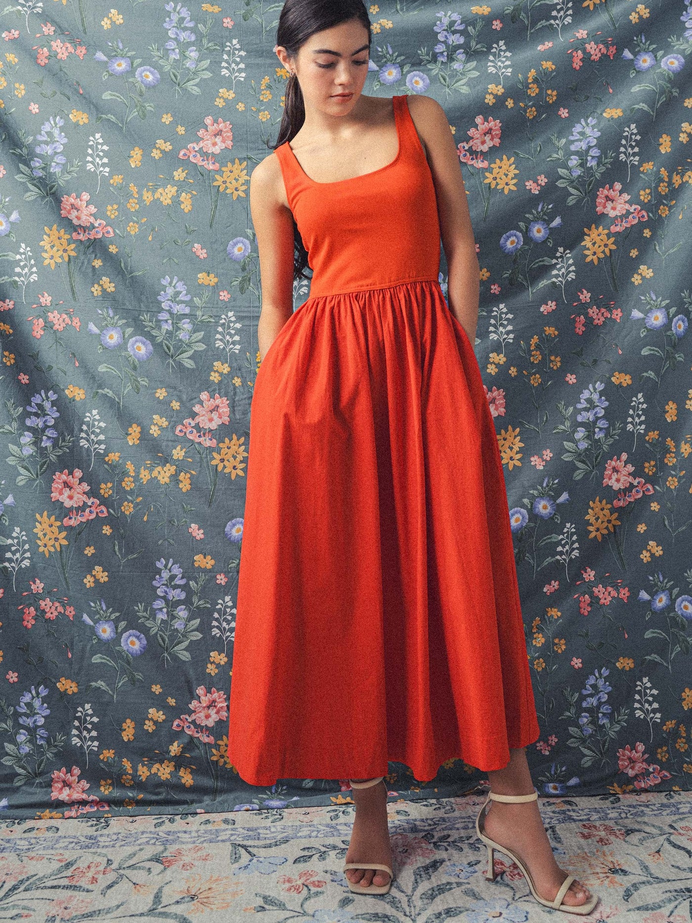 One Way Tank Midi Dress
