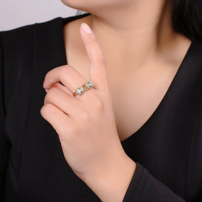 Adjustable Minimal Panther Ring