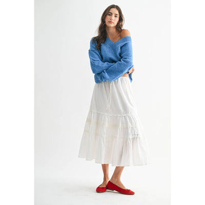 Cozy V-Neck Knit Sweater