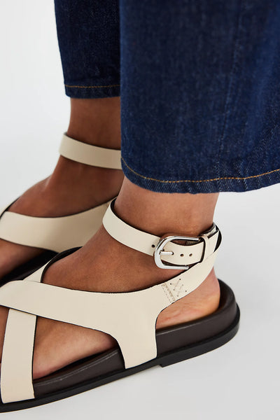 Anya Criss-Cross Footbed Sandals