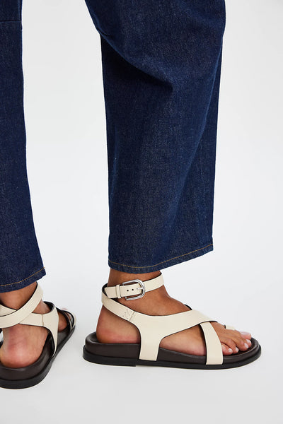 Anya Criss-Cross Footbed Sandals