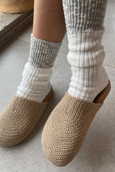 Color Block Cottage Socks