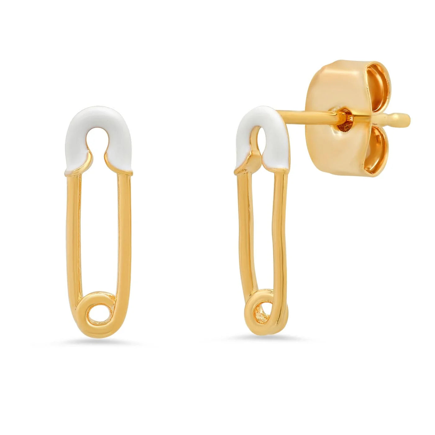 Enamel Safety Pin Studs