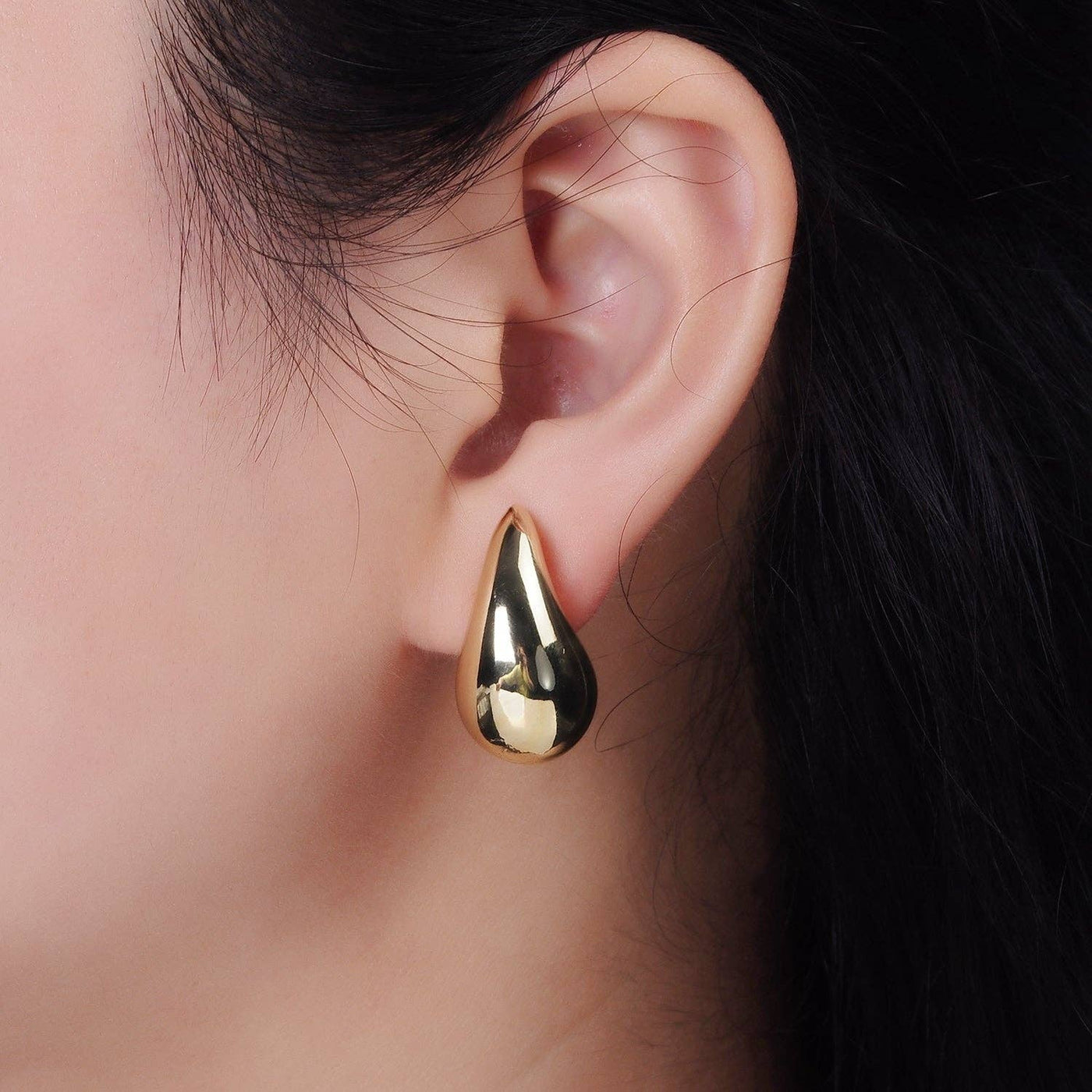 14K Gold Filled Chunky Teardrop Stud