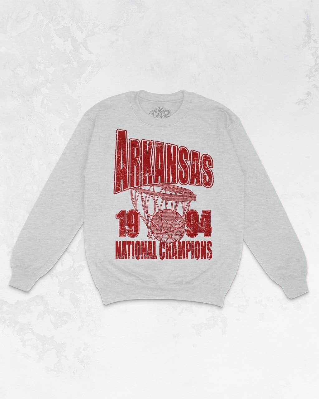 Arkansas Basketball National Champ Oversized 90's Sweatshirt