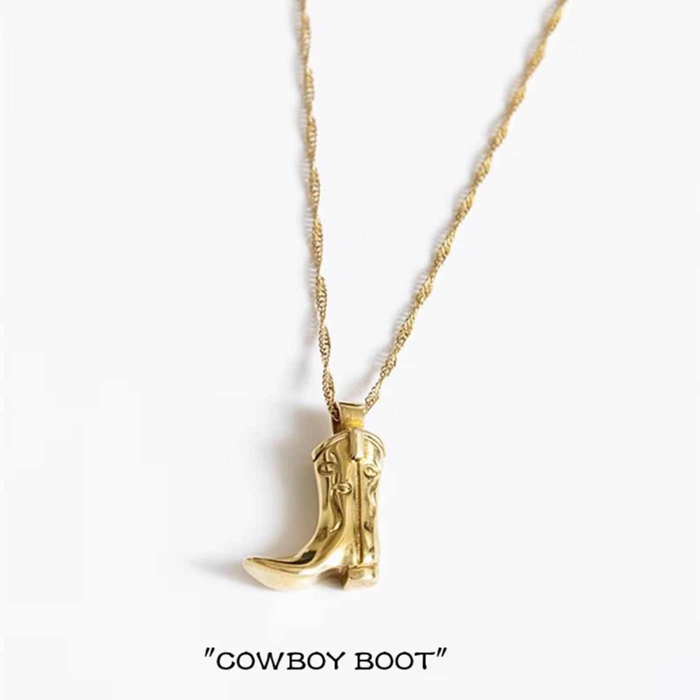 Boot Necklace