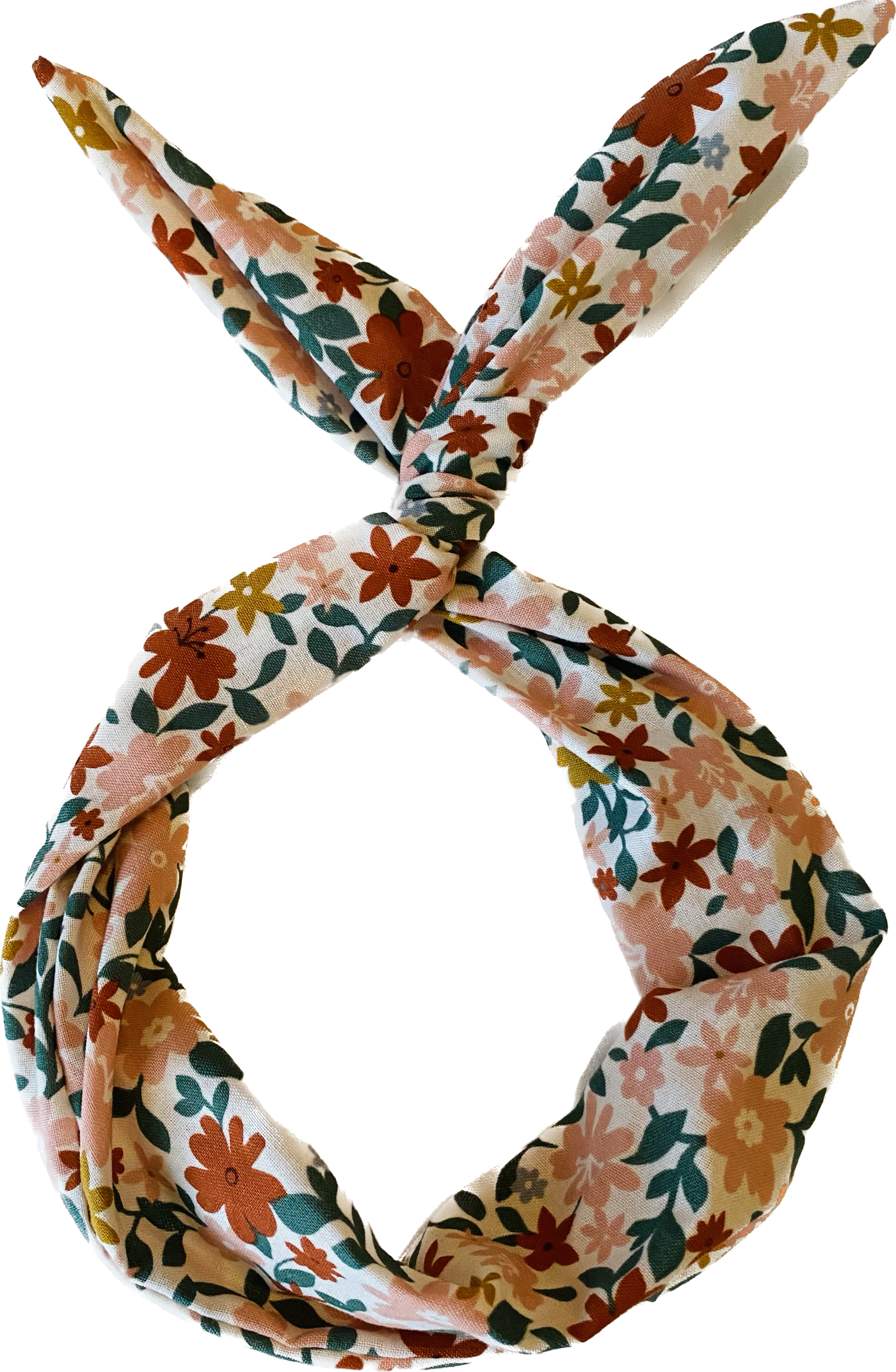 Boho Floral Wired Headband