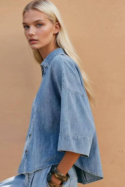 Denim Swing Shirt