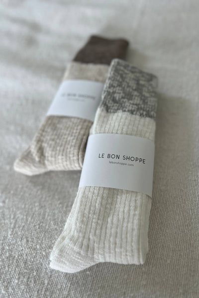 Color Block Cottage Socks