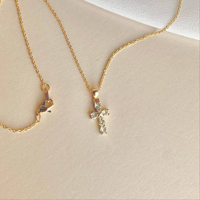 Crystal Cross Necklace