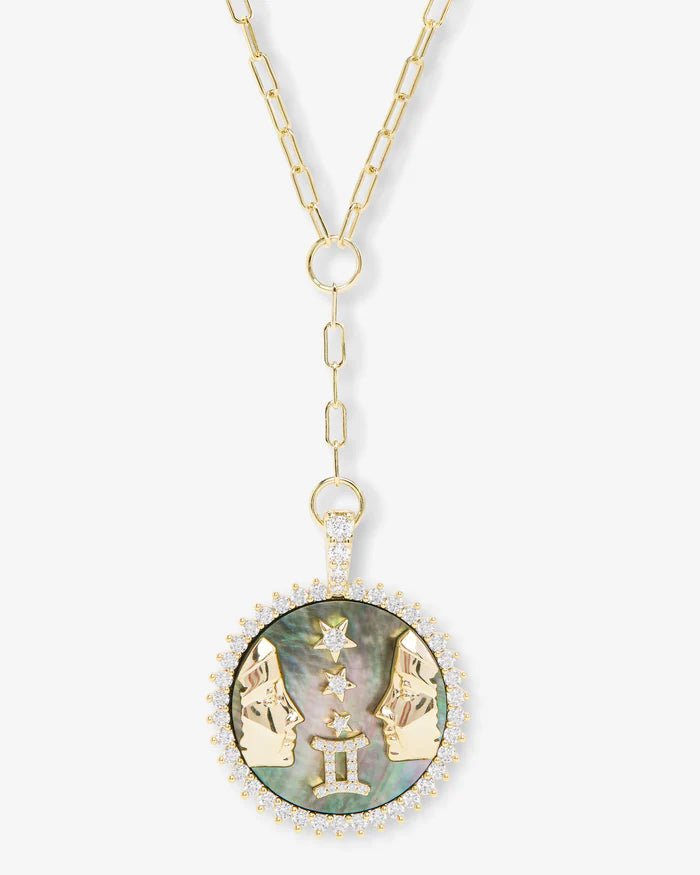 Zodiac Medallion Necklace | Melinda Maria
