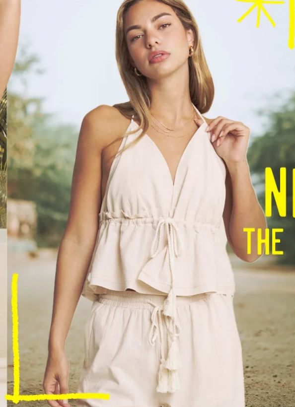 Linen Halter Set