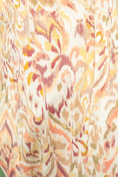 Printed Maxi Top and Short Set