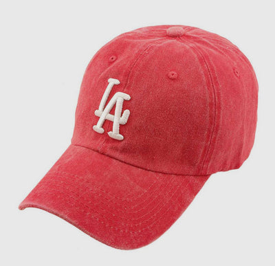LA Embroidery Pigment Baseball Cap