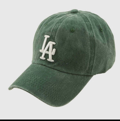 LA Embroidery Pigment Baseball Cap