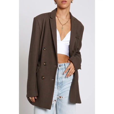 Oversized Double Breasted Blazer