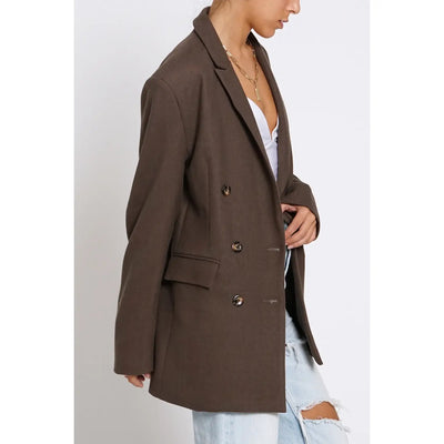 Oversized Double Breasted Blazer