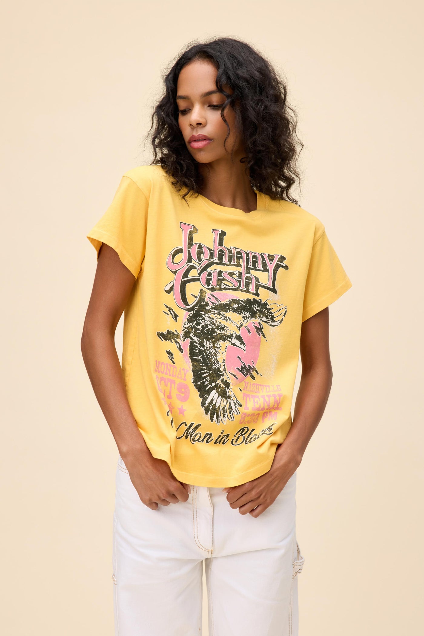 Johnny Cash Eagle Poster Tour Tee