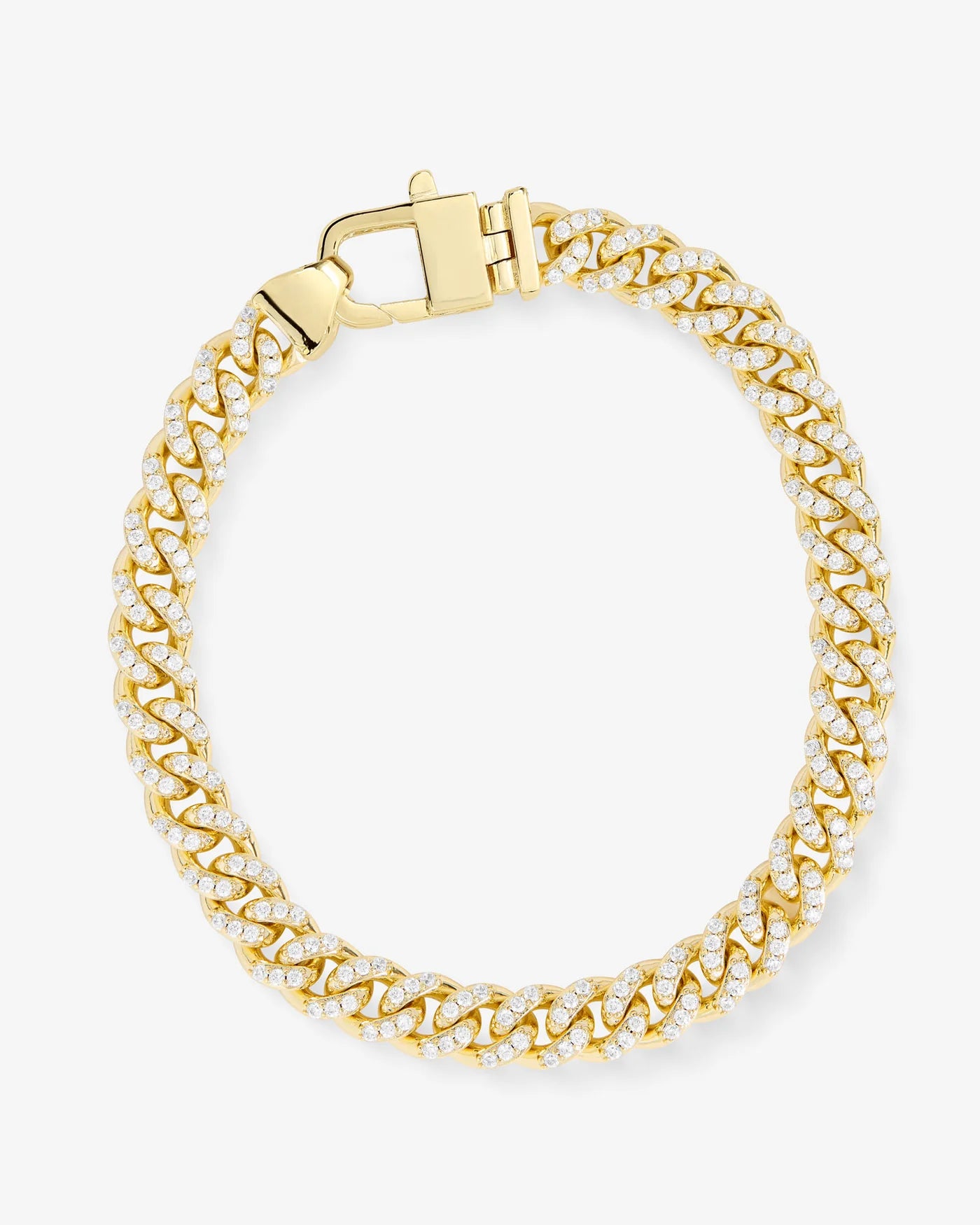 Pave Julian Cuban Chain Bracelet | Melinda Maria