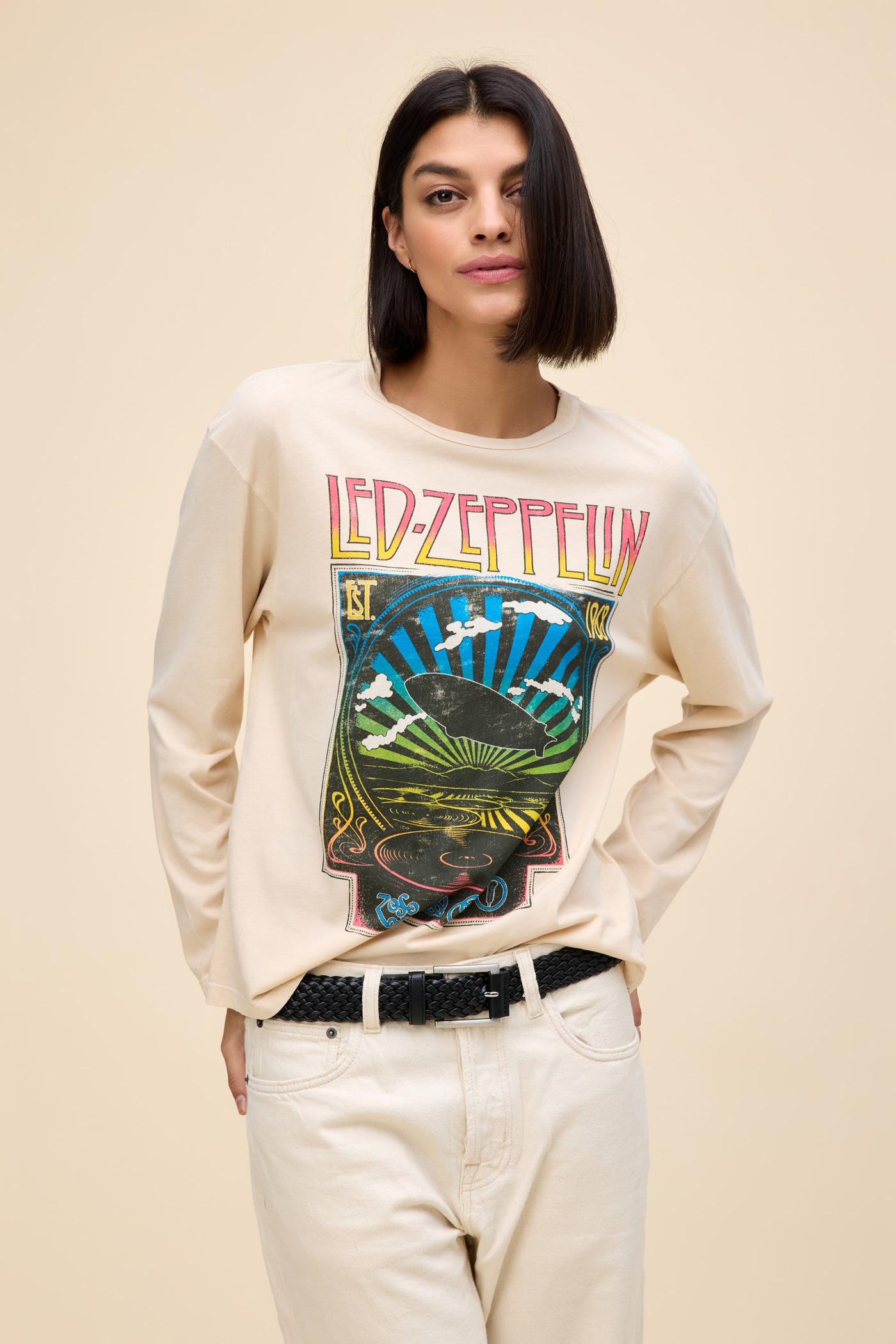 Led Zeppelin Reflection Crew Long Sleeve | Daydreamer
