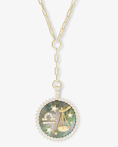 Zodiac Medallion Necklace | Melinda Maria