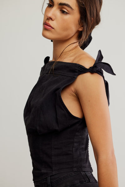 Louie Indigo Top
