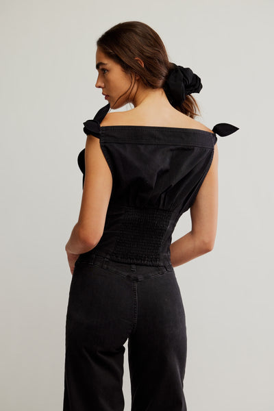 Louie Indigo Top