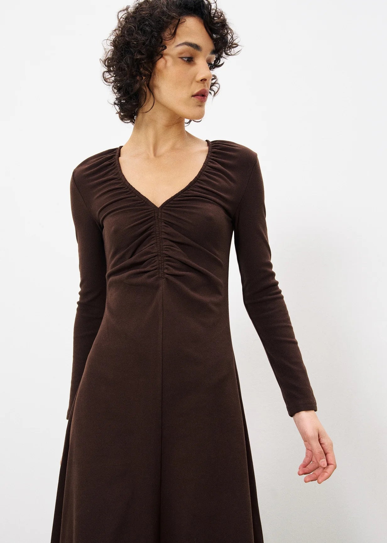 Mae Brown Dress