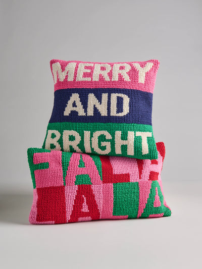 Merry and Bright Tufted Pillow