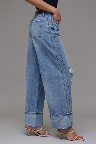 Nori High Rise Extra Wide Leg (Med-Light)