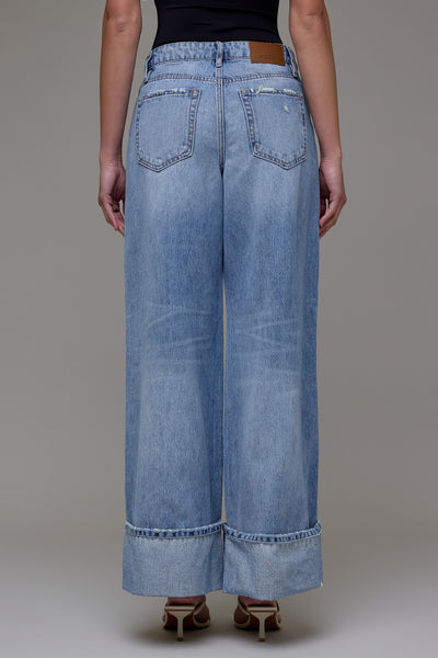 Nori High Rise Extra Wide Leg (Med-Light)