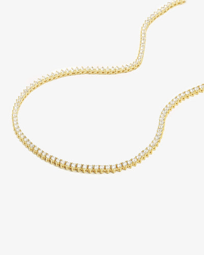 Not Your Basic Tennis Necklace 16"