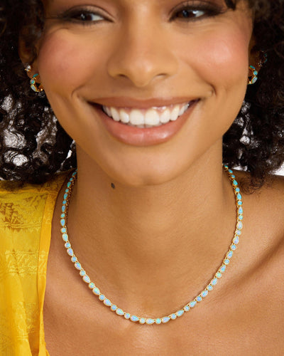 Isla Tennis Necklace | Melinda Maria