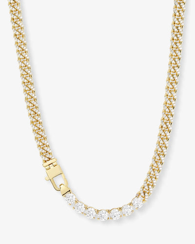 Pave Julian Loves Diamonds Necklace 16" | Melinda Maria