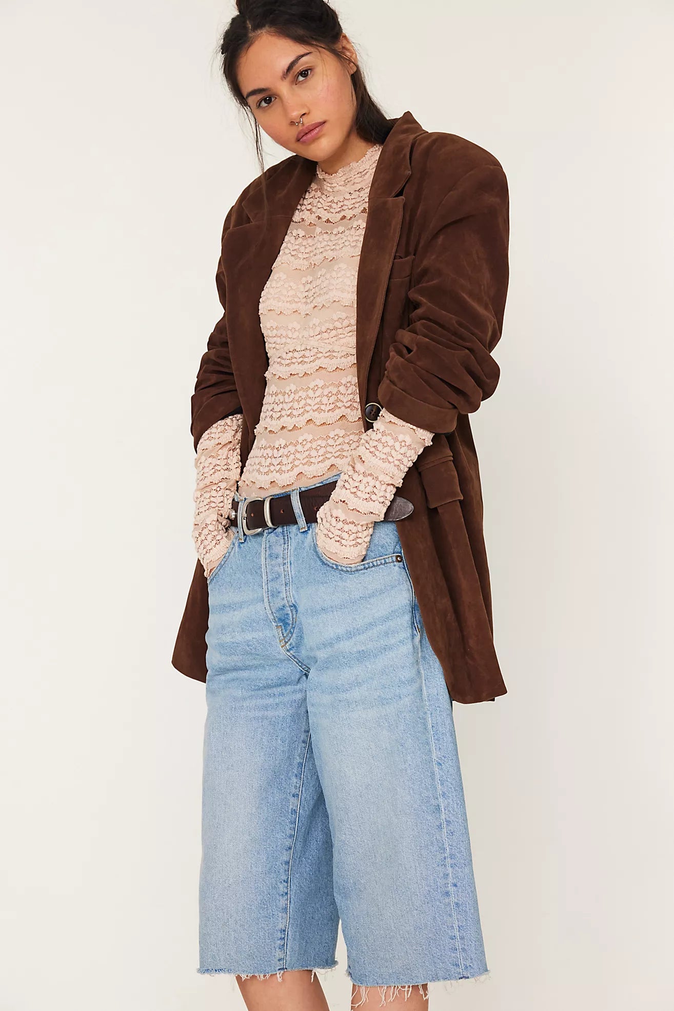 Paper Cut Vegan Blazer | Free People