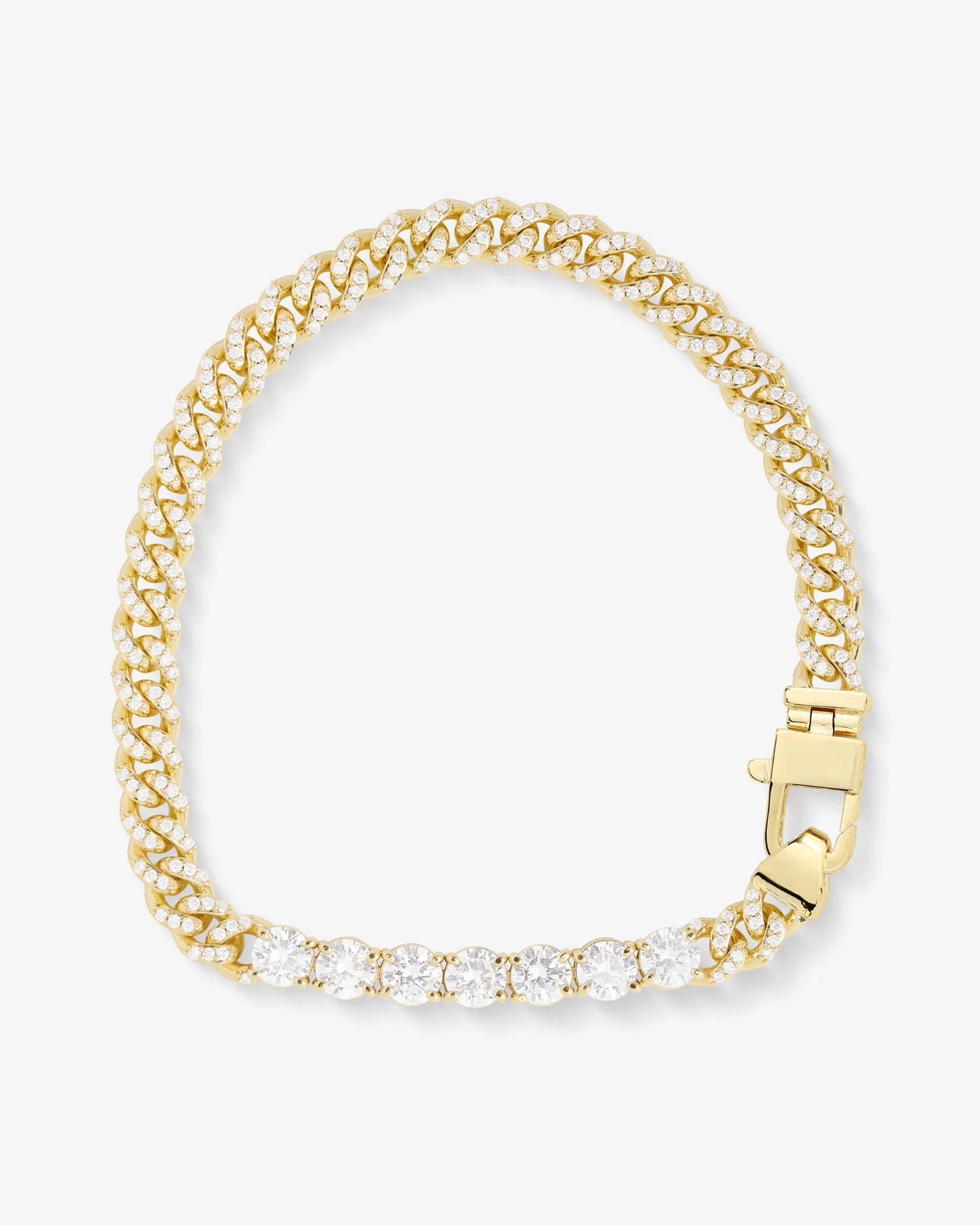 Pave Julian Loves Diamonds Bracelet | Melinda Maria