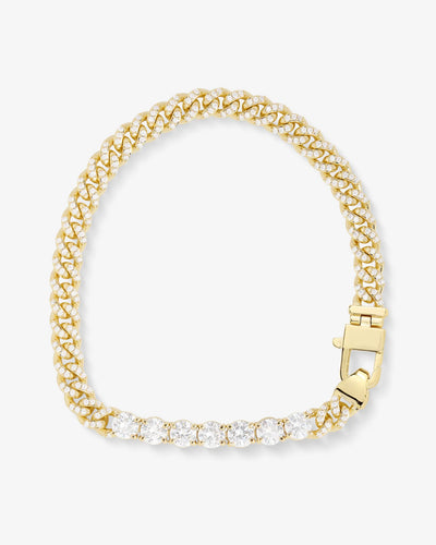 Pave Julian Loves Diamonds Bracelet | Melinda Maria