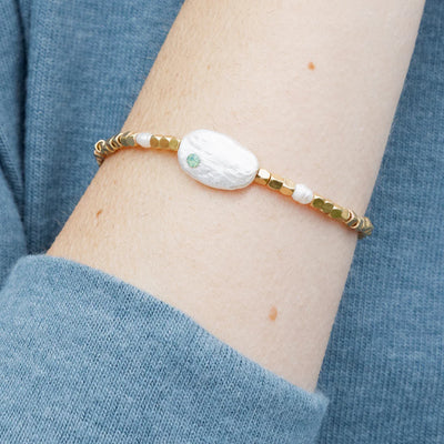 Pearl Affirmation Bracelet