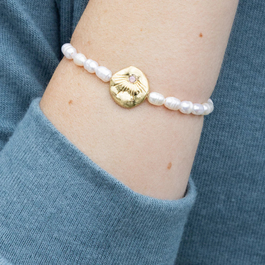 Pearl Affirmation Bracelet