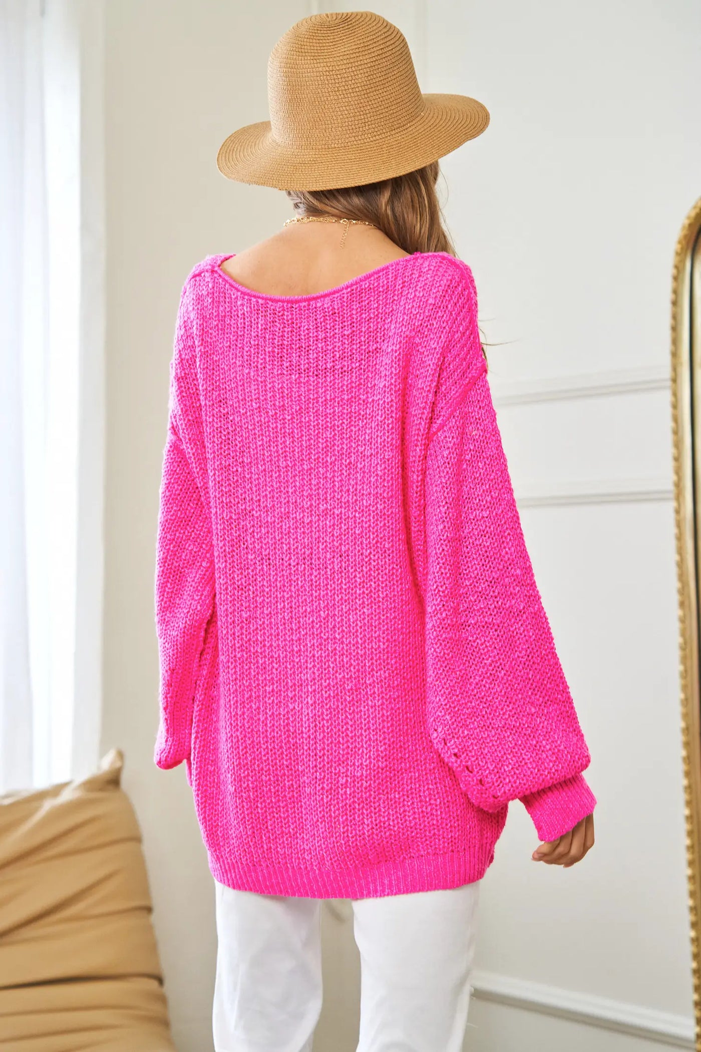Drop Shoulder Sweater