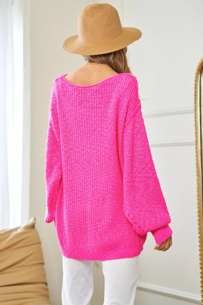 Drop Shoulder Sweater