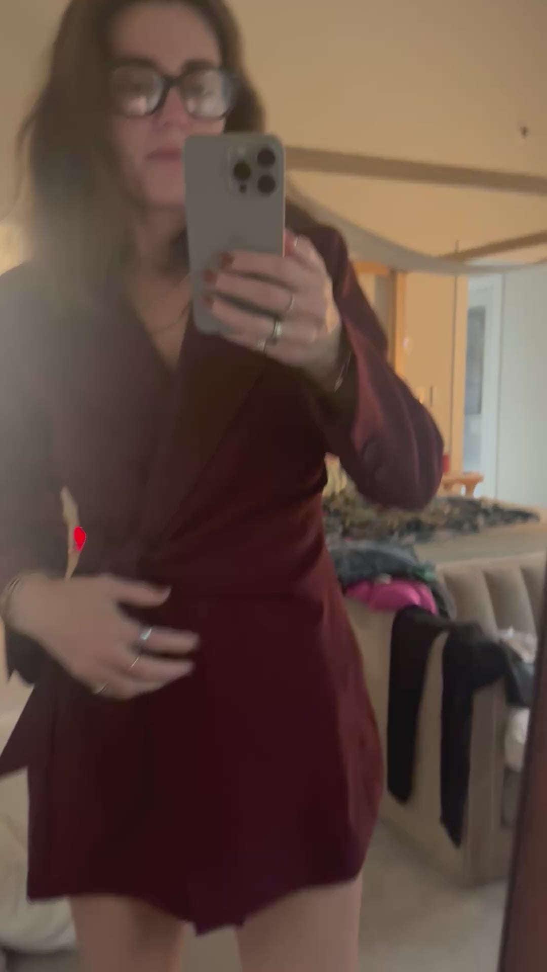 Blazer Wrap Mini Dress